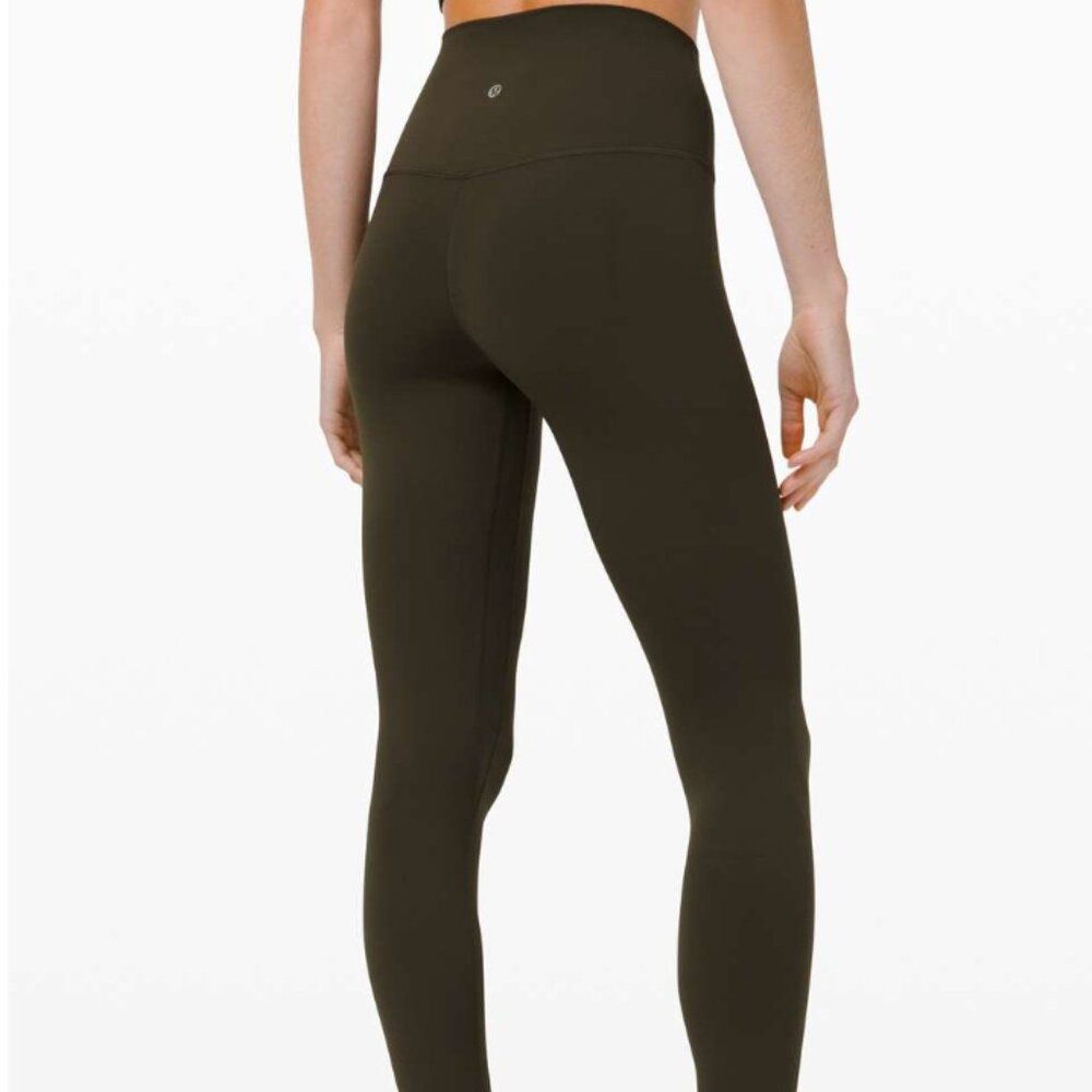 Lululemon Align Pant II 28" Dark Olive